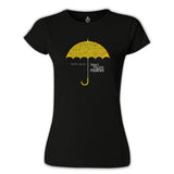 How I Met Your Mother - Umbrella Siyah Kadın Tshirt