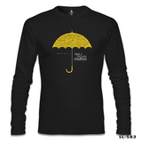 How I Met Your Mother - Umbrella Siyah Erkek Sweatshirt
