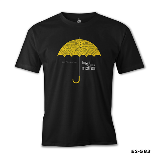 How I Met Your Mother - Umbrella Siyah Erkek Tshirt