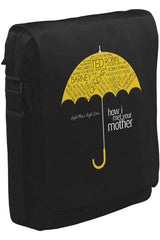 How I Met Your Mother - Umbrella Unisex Siyah Postacı Çanta
