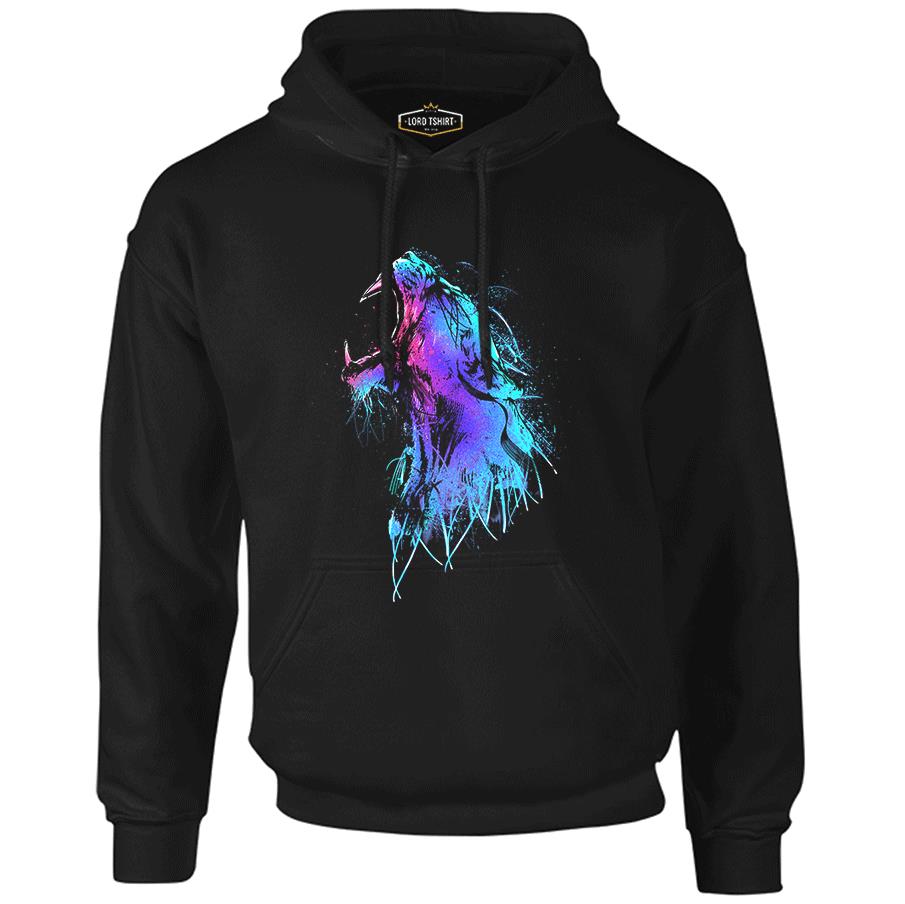Howling Black Men's Zipperless Hoodie