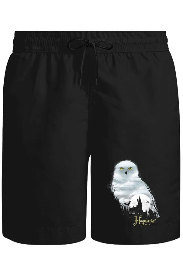 HP - Baykuş Always Unisex Siyah Şort
