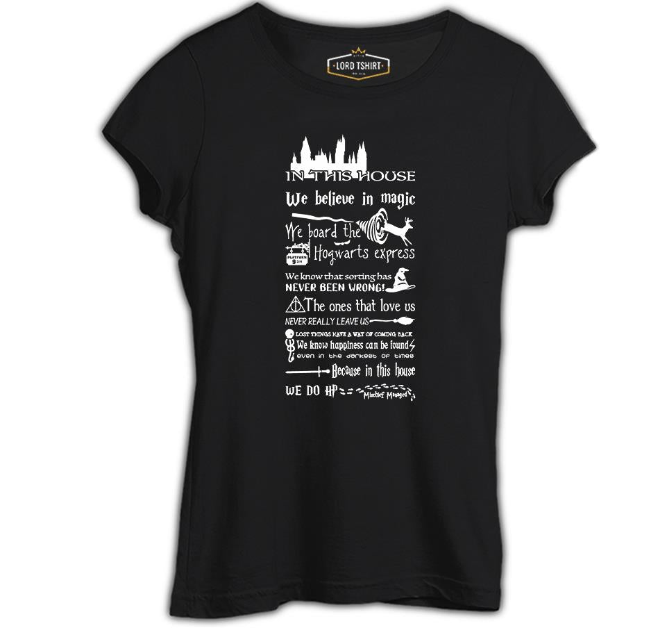 HP - House Rules Black Women's Tshirt 