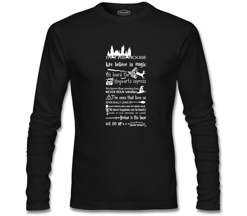 HP - House Rules Black Men's Sweatshirt 