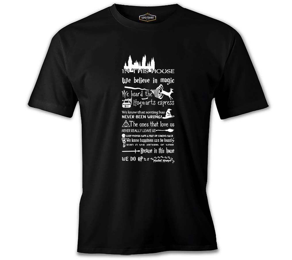 HP - House Rules Black Men's Tshirt 