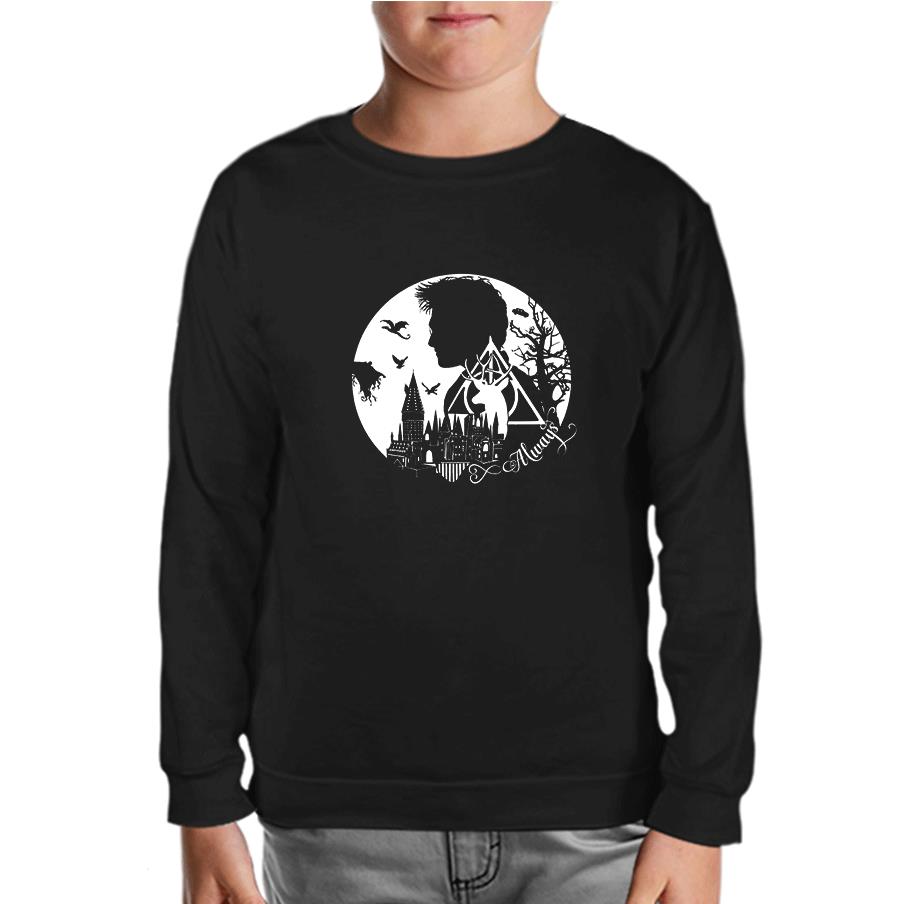 HP - Harry Always Siyah Çocuk Sweatshirt