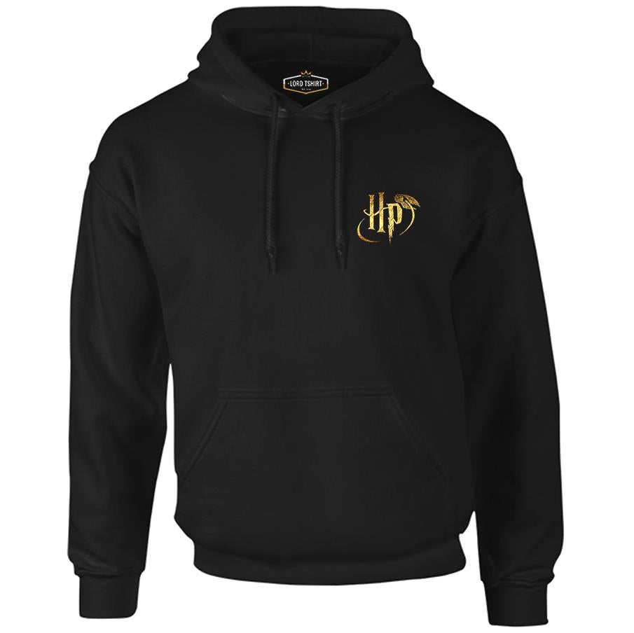 HP - Logo Black Men's Zipperless Hoodie 