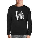 HP - Love Black Kids Sweatshirt 