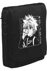 Hunter X Hunter - Killua Zoldyck Unisex Siyah Postacı Çanta