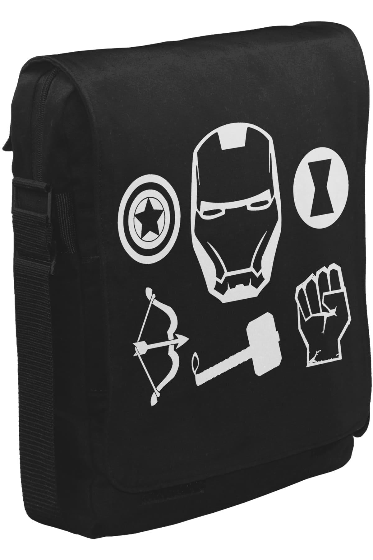 Hunters Unisex Siyah Postacı Çanta