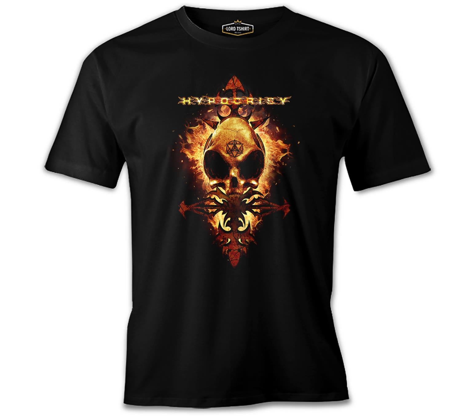 Hypocrisy - Skull Black Men's Tshirt