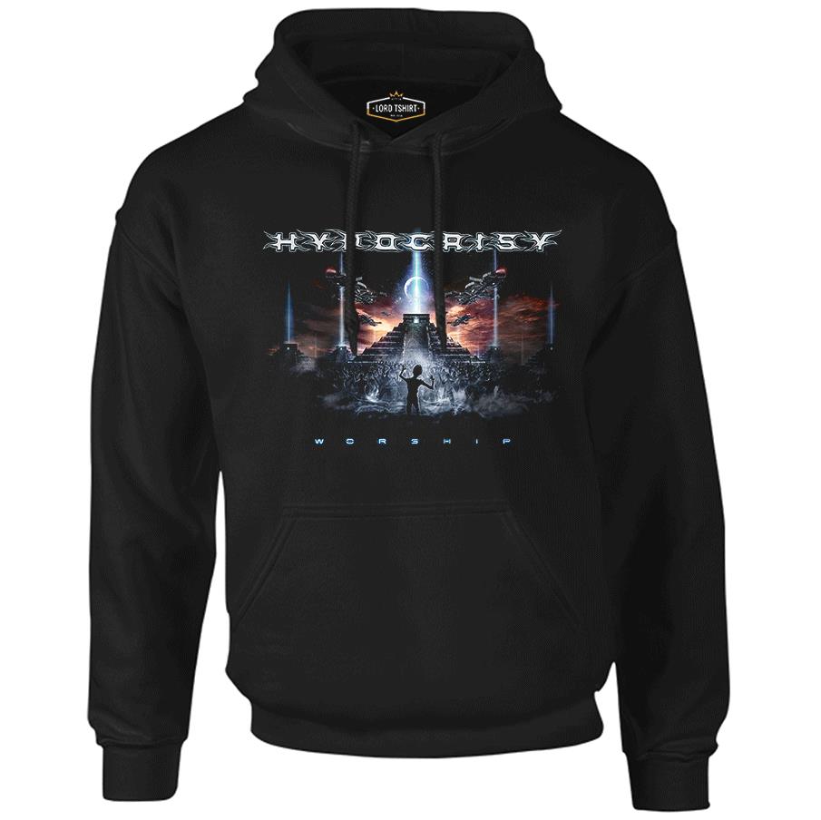 Hypocrisy - Worship Black Men's Zipperless Hoodie