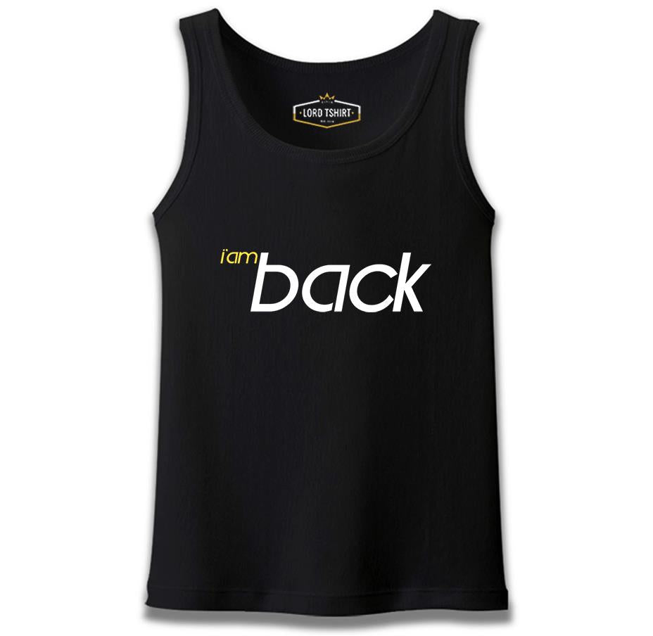 I am Back Black Men's Undershirt