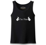 I am Fine Black Men's Undershirt