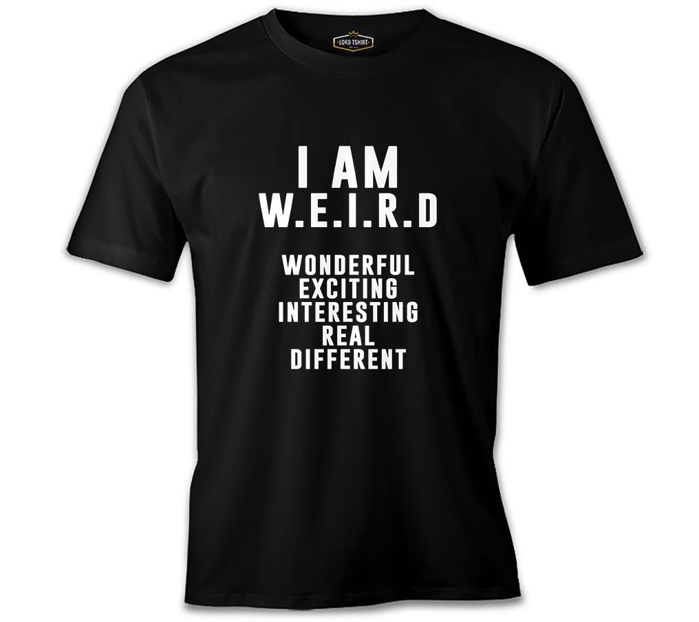 I am WEIRD Black Men's Tshirt