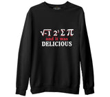 I Ate Some Pi Siyah Erkek Kalın Sweatshirt