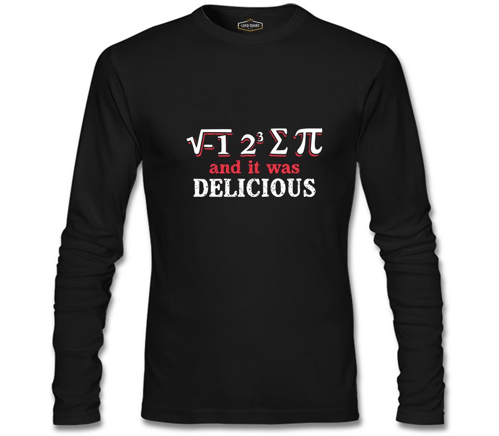 I Ate Some Pi Siyah Erkek Sweatshirt