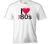 I Love the 80's White Men's Tshirt 