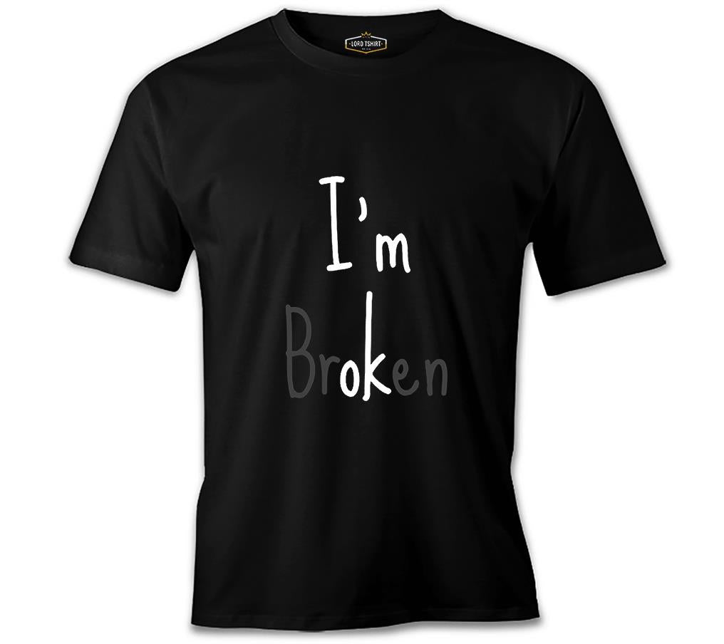 I'm brOKen Black Men's Tshirt