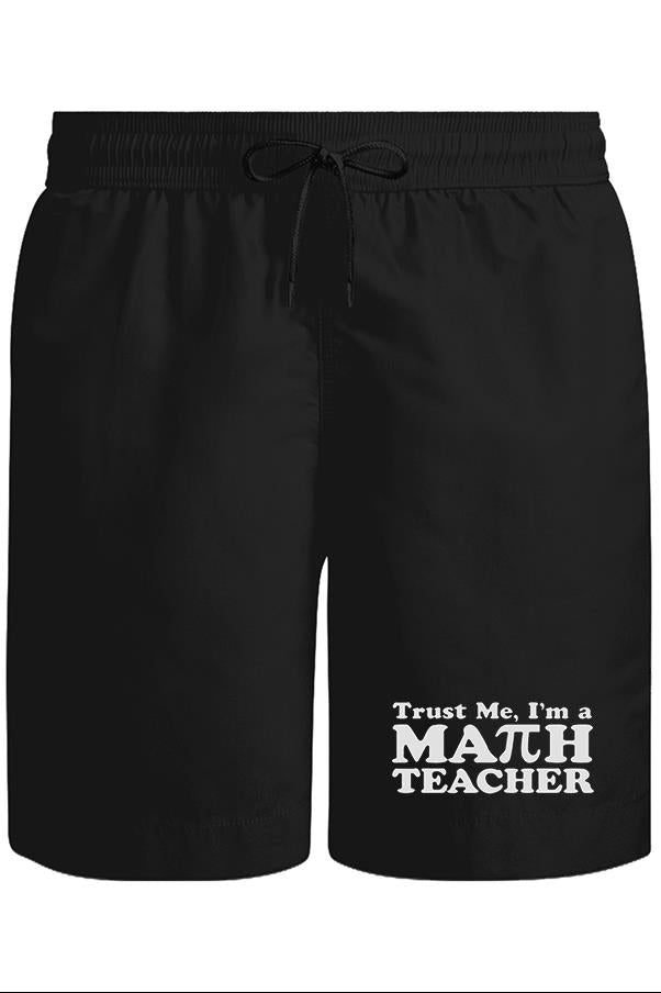 I'm Math Teacher Öğretmenler Günü Unisex Siyah Şort