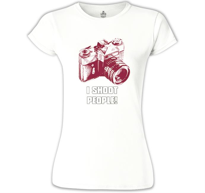 I Shoot People White Women's Tshirt