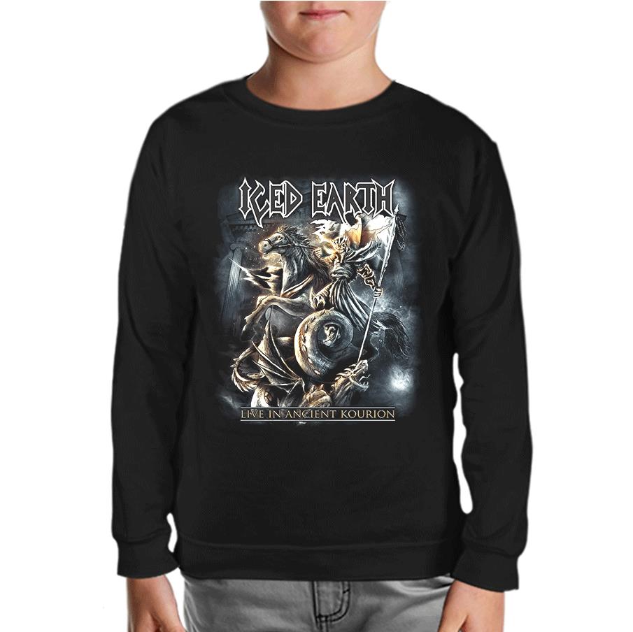 Iced Earth - Live in Ancient Kourion Siyah Çocuk Sweatshirt
