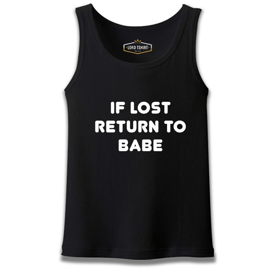 If Lost Return to Babe Black Male Athlete