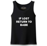If Lost Return to Babe Black Male Athlete