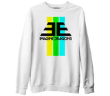 Imagine Dragons - EE Beyaz Kalın Sweatshirt