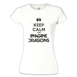 Imagine Dragons - Keep Calm White Women's Tshirt