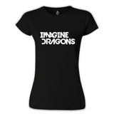 Imagine Dragons - Logo Siyah Kadın Tshirt