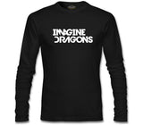 Imagine Dragons - Logo Siyah Erkek Sweatshirt