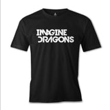 Imagine Dragons - Logo Siyah Erkek Tshirt