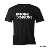 Imagine Dragons - Logo Siyah Erkek Tshirt