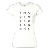 Imagine Dragons - Plus Beyaz Kadın Tshirt