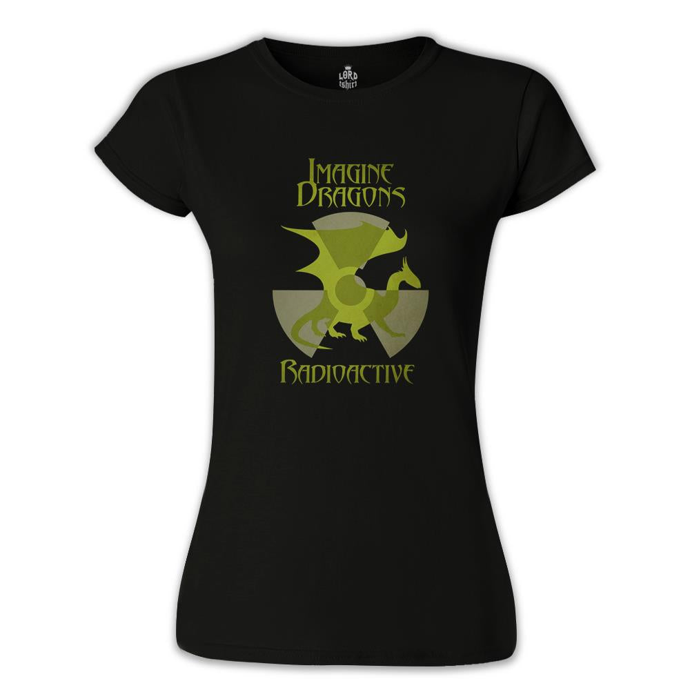 Imagine Dragons - Radioactive Siyah Kadın Tshirt