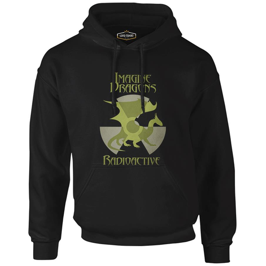 Imagine Dragons - Radioactive Black Men's Zipperless Hoodie