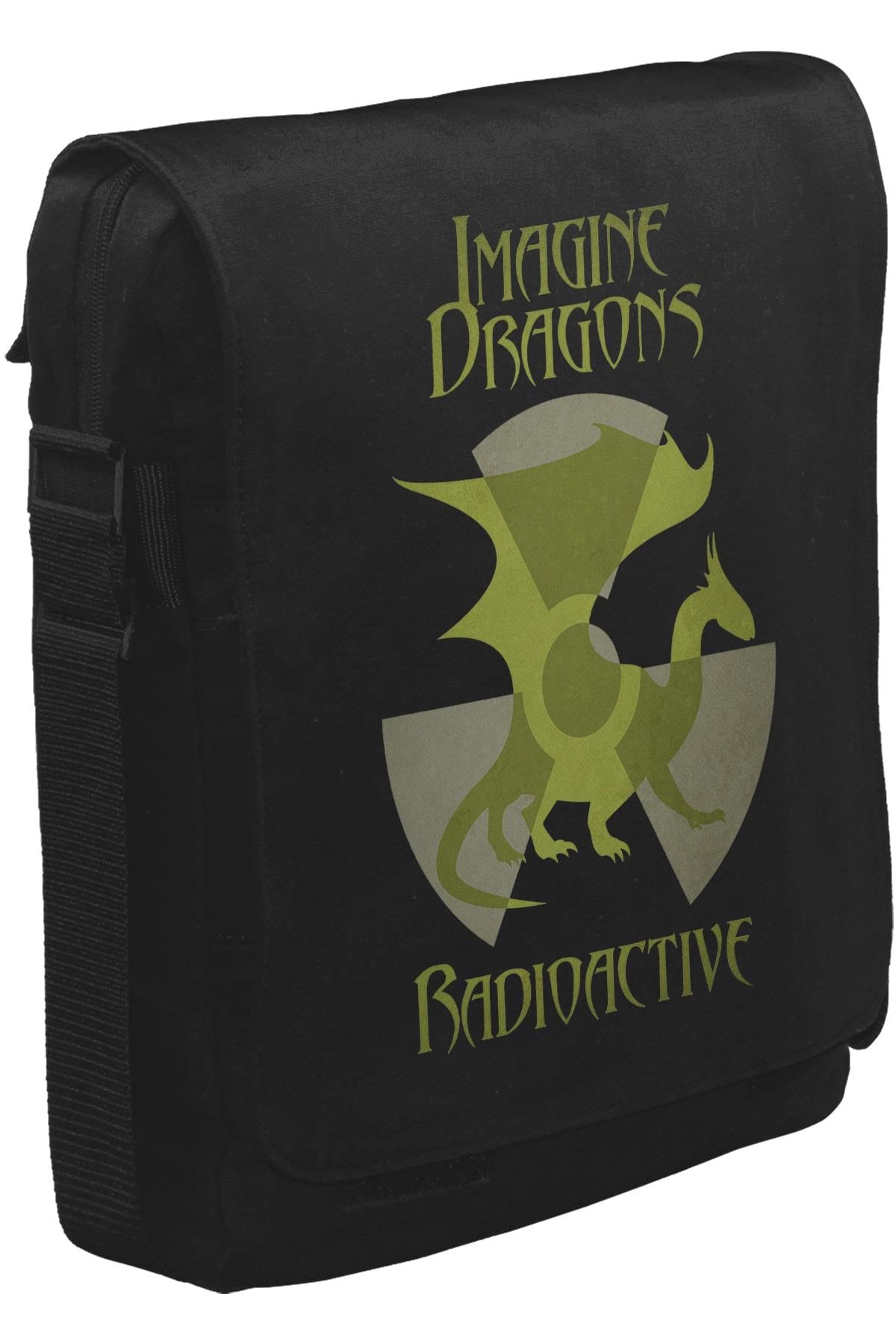Imagine Dragons - Radioactive Unisex Siyah Postacı Çanta