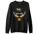 Imagine Dragons - Smoke Mirrors  Siyah Erkek Kalın Sweatshirt