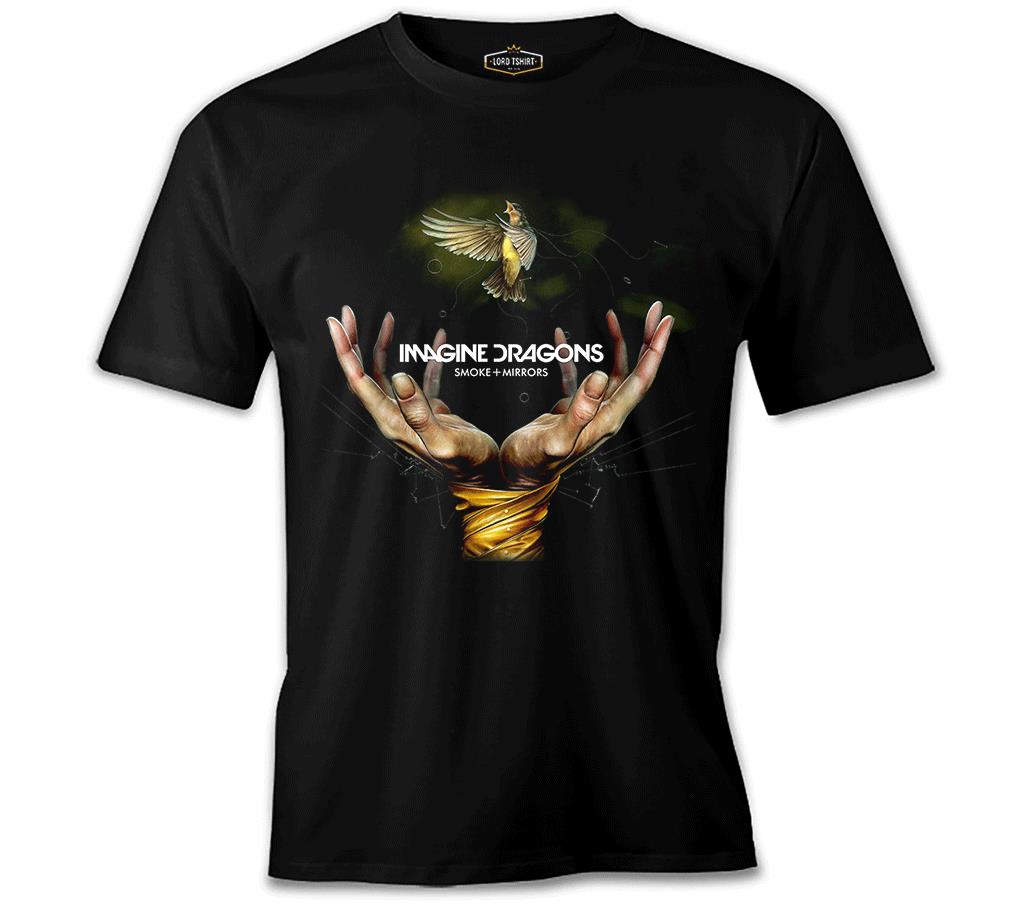 Imagine Dragons - Smoke Mirrors Siyah Erkek Tshirt