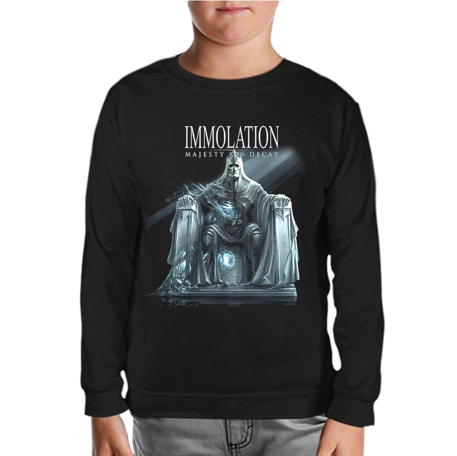 Immolation - Majesty and Decay Black Kids Sweatshirt