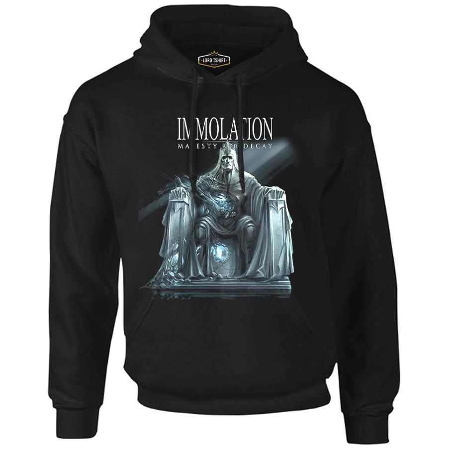 Immolation - Majesty and Decay Black Men's Zipperless Hoodie