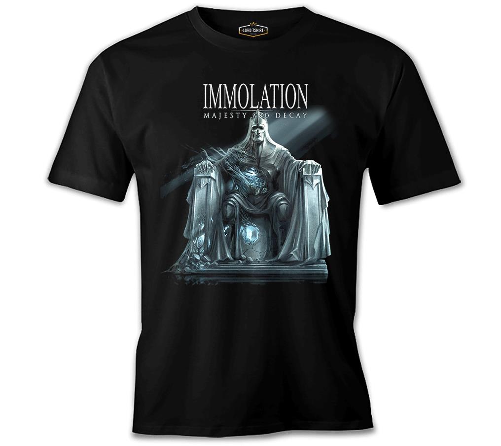 Immolation - Majesty and Decay Siyah Erkek Tshirt