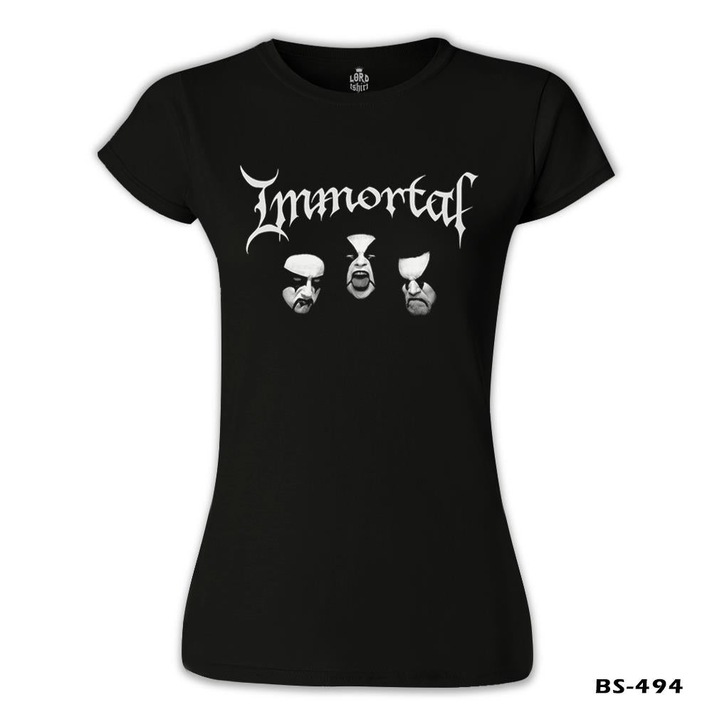 Immortal Siyah Kadın Tshirt