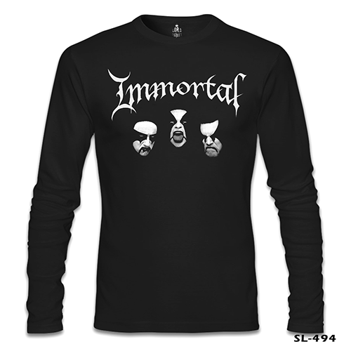 Immortal Siyah Erkek Sweatshirt