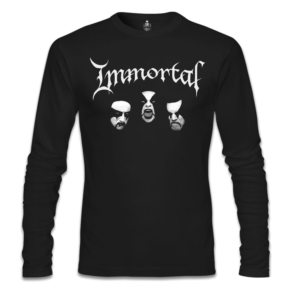 Immortal Siyah Erkek Sweatshirt