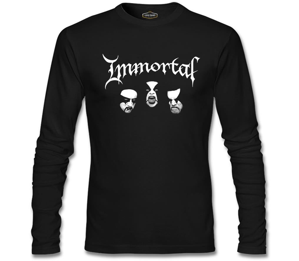 Immortal Siyah Erkek Sweatshirt