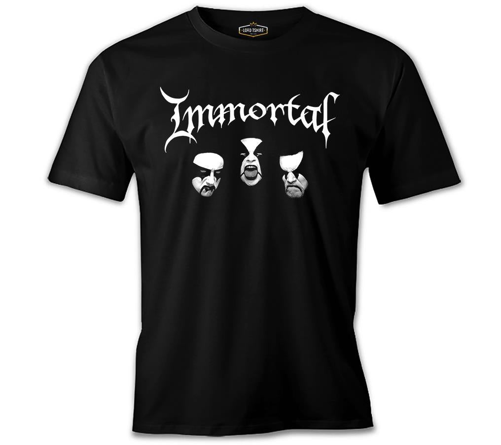 Immortal Siyah Erkek Tshirt