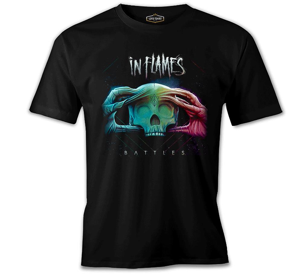 In Flames - Battles Siyah Erkek Tshirt