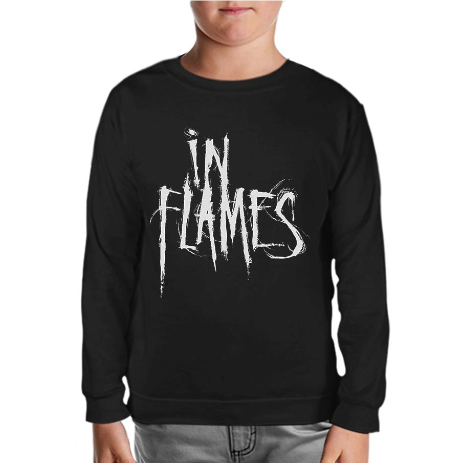 In Flames - Logo Black Kids Sweatshirt